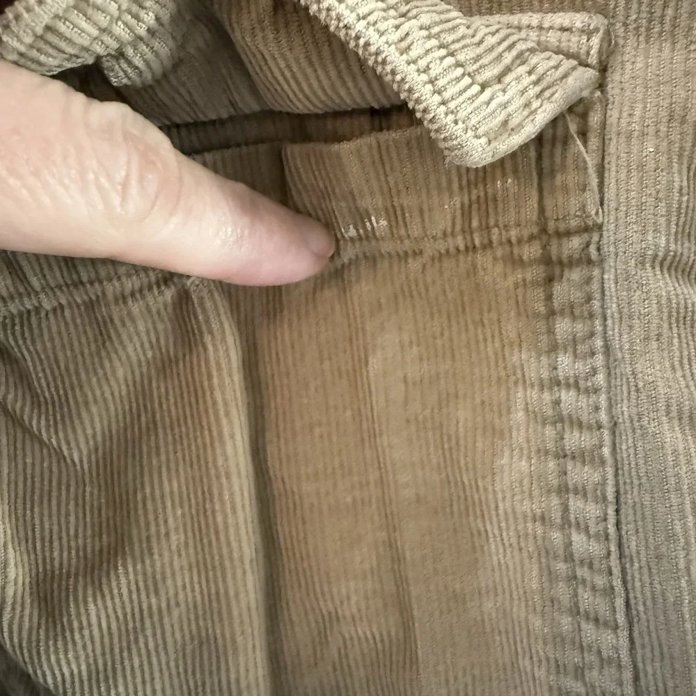 Levi's Men's Corduroy‎ Plaid Sherpa Lined Trucker Jacket M Outdoors See Descr